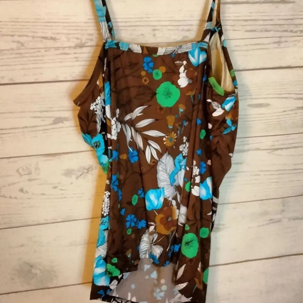 Floral Bathing Suit Top - Picture 3 of 6